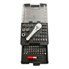 NT Tools NCSETH058 1/4 S2 Bits Ve Cr-V Lokma Seti 58 Parça