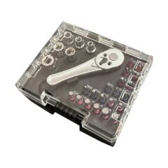 NT Tools NCSETH058 1/4 S2 Bits Ve Cr-V Lokma Seti 58 Parça