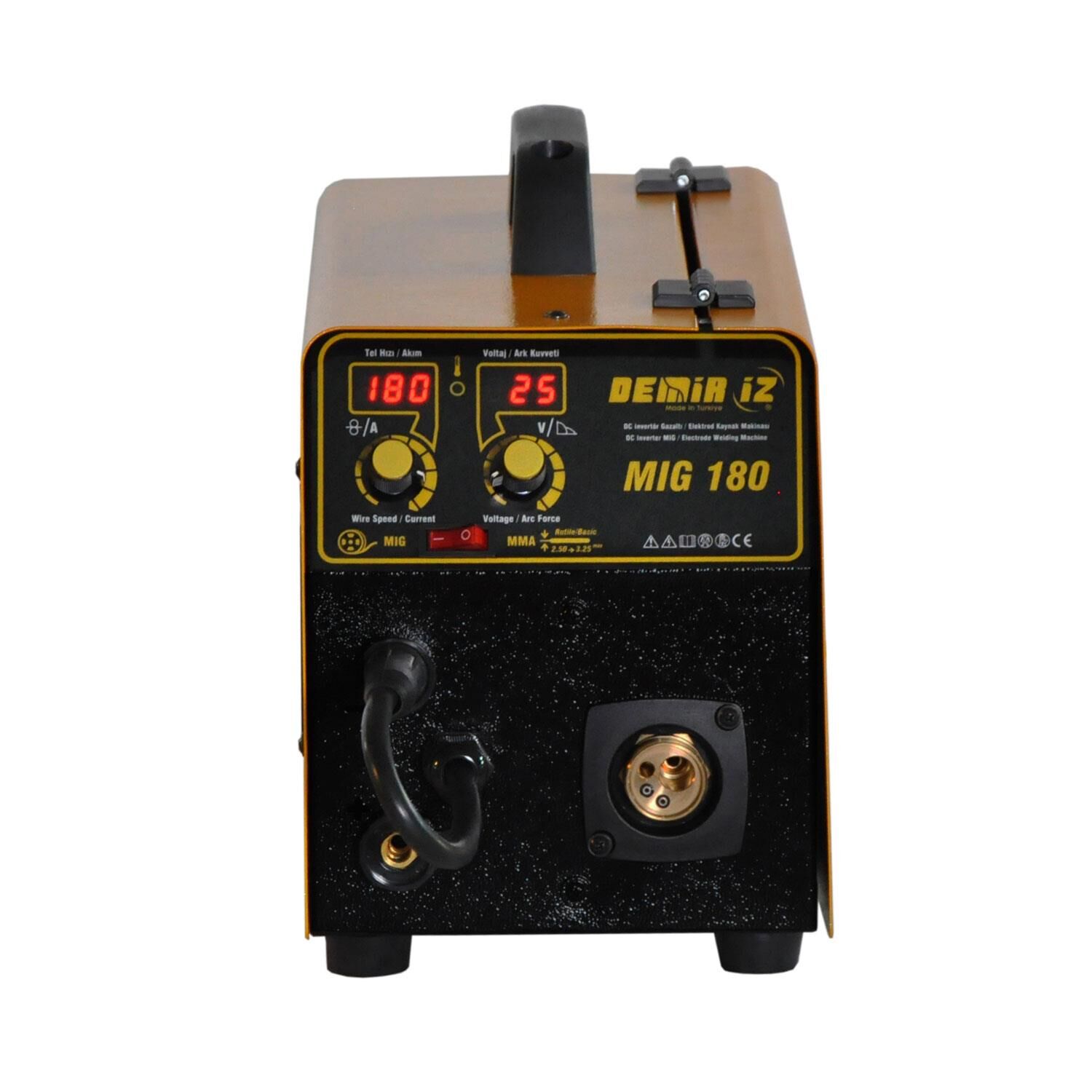 MIG 180 Demiriz  DC İnvertör Gazaltı Kaynak Makinesi