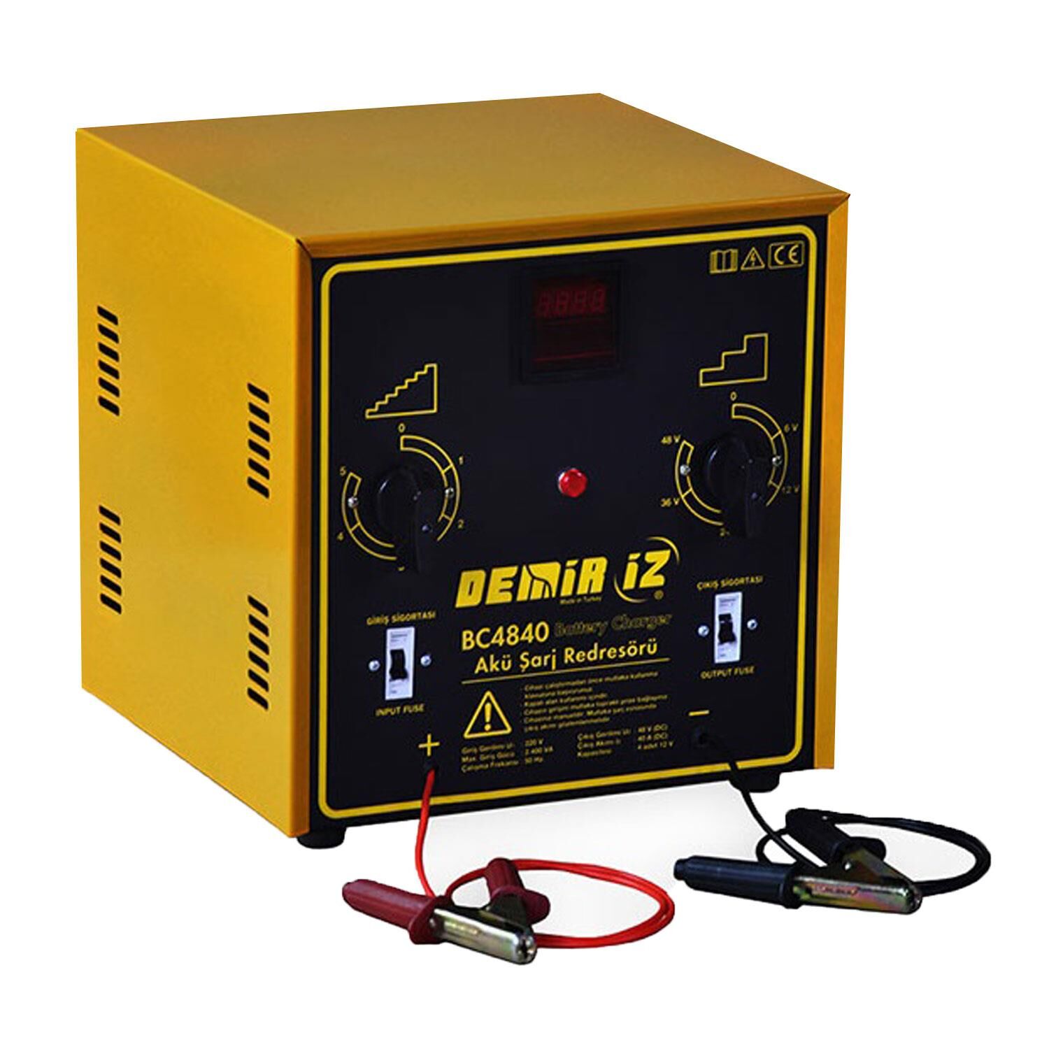 BC4825 Demiriz Manuel Akü Şarj Redresörü 48V - 25A