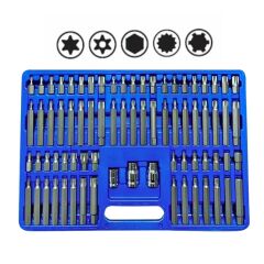 Omega Tools SETB75S Torx - Allen - M Tipi - Ribe Bits Uç Seti 75 Parça