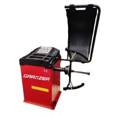 Grayzer 820A Otomatik Çap Uzaklık Ölçüm Sistemli Motosiklet Aparatlı Dijital Balans Makinası 10-24 İnç