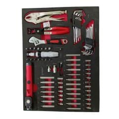 Grayzer GSTH215P 6 Çekmeceli Dolu Takım Arabası 261 Parça (Takımlar Stahlmayer)