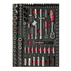 Grayzer GSTH215P 6 Çekmeceli Dolu Takım Arabası 261 Parça (Takımlar Stahlmayer)