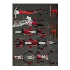 Grayzer GSTH215P 6 Çekmeceli Dolu Takım Arabası 261 Parça (Takımlar Stahlmayer)