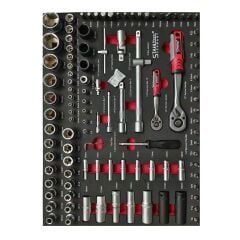 Grayzer GSTH215P 6 Çekmeceli Dolu Takım Arabası 261 Parça (Takımlar Stahlmayer)