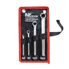 Nt Tools 4E0624 E-Torx Çift Uçlu Anahtar Seti 4 Parça