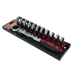 Nt Tools NCTA13KAS Değişebilir Kafalı Mafsallı Kombine Anahtar Seti 13 Parça