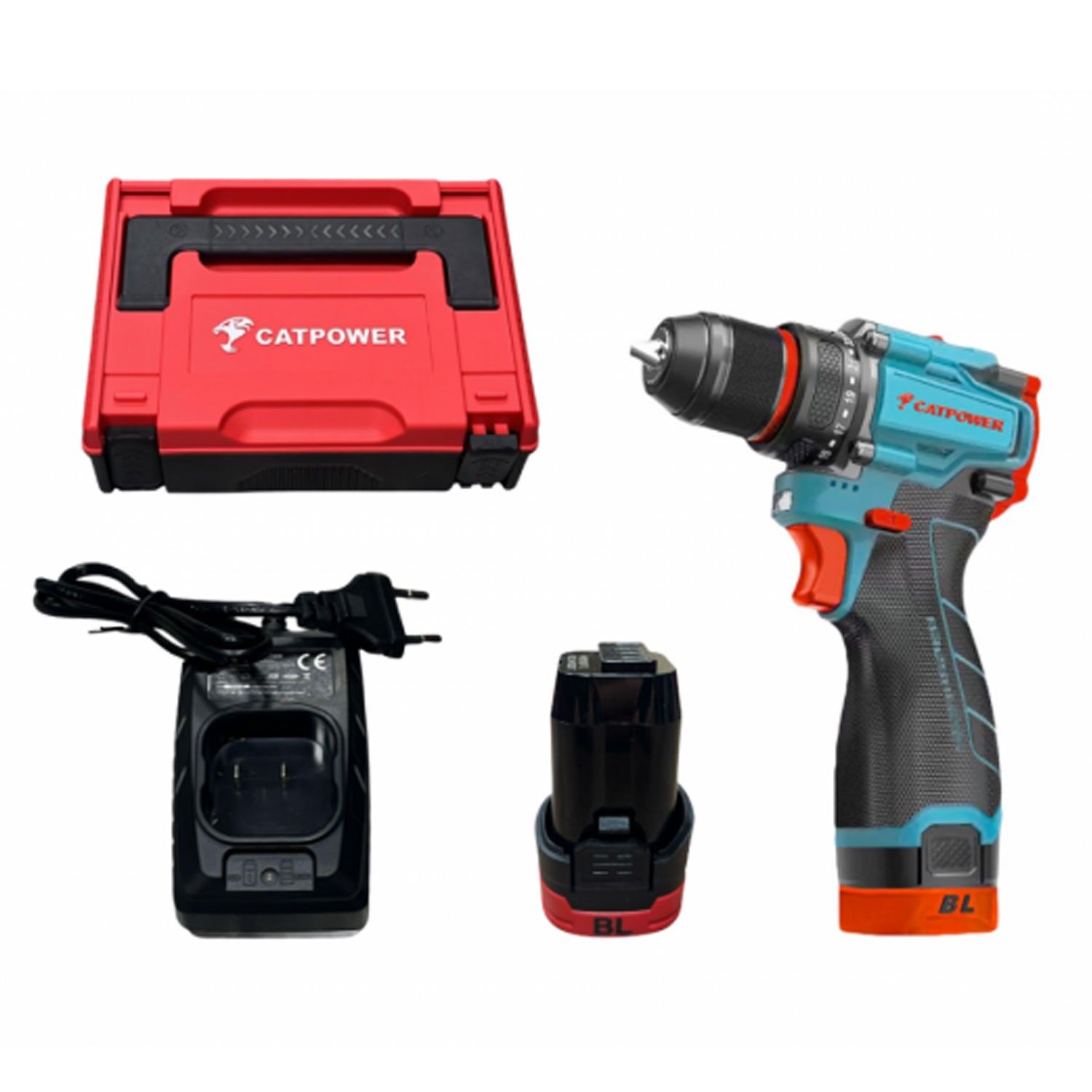 Catpower E1016 Kömürsüz Akülü Vidalama 16V 2.0Ah Li-ion