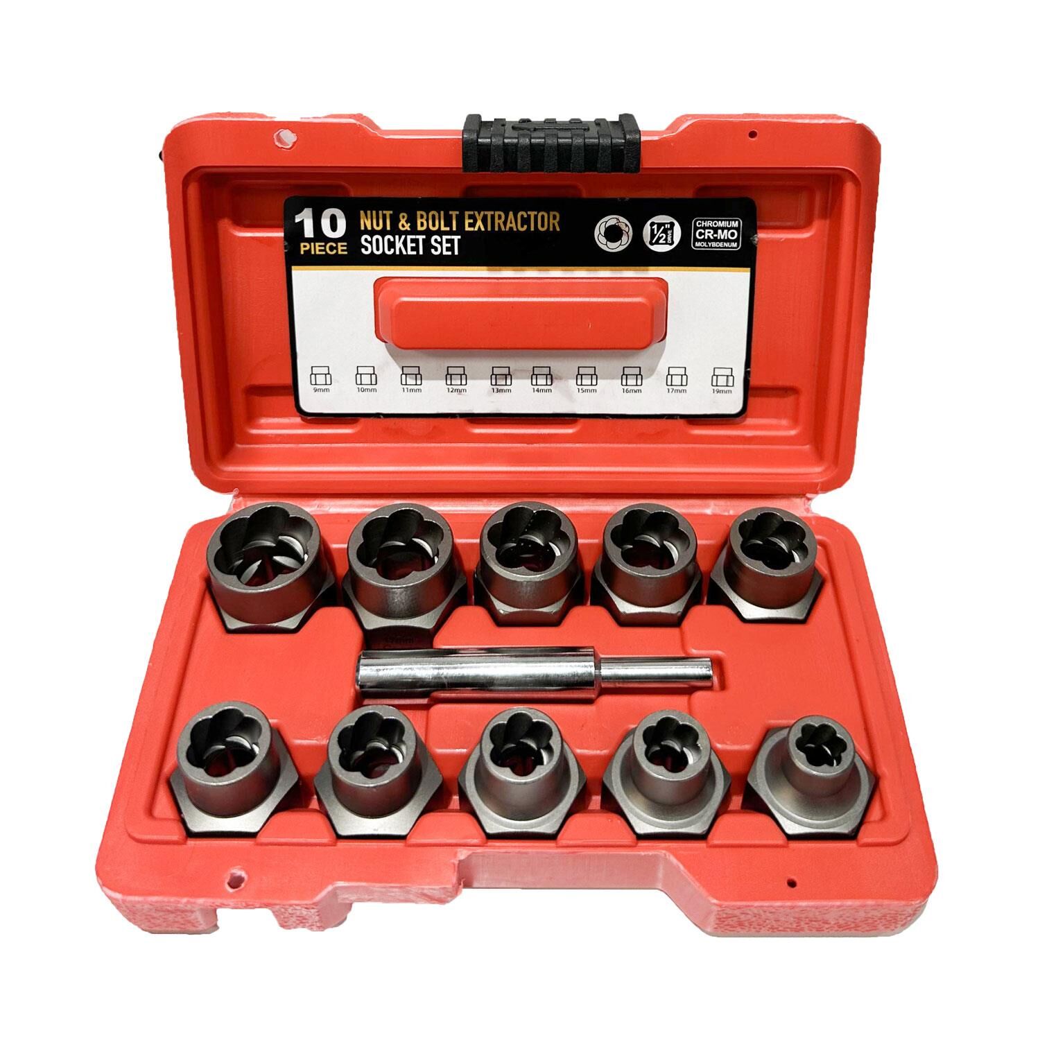 Grayzer 1/2 Yalama Somun Sökme Seti 10 Parça