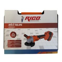 Rico 028-RE0030 Kömürsüz Şarjlı Avuç İçi Taşlama 115mm Devir Ayarlı 20V