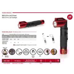 İzeltaş 14000005345 1000 Lümen Pro Led El Feneri