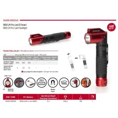İzeltaş 14000005345 1000 Lümen Pro Led El Feneri