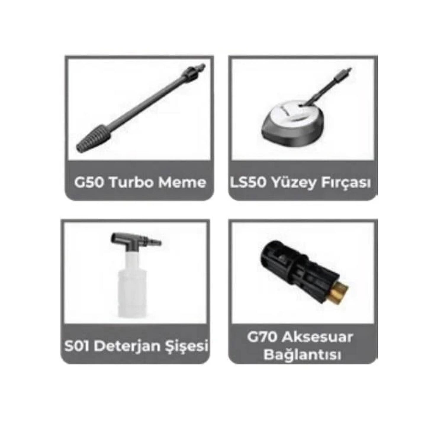 Lutian Aksesuar Seti (4 Parça)