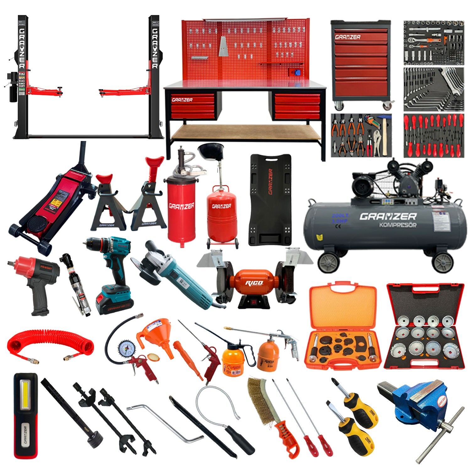 Grayzer Ekonomik Tamirhane Açılış Paketi