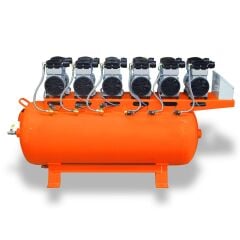 Grayzer 300 LT Sessiz ve Yağsız Hava Kompresörü 6 Kafa