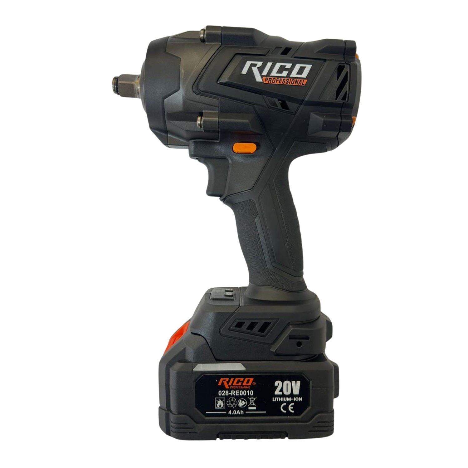 Rico 028-RE0010 1/2 Kömürsüz Çift Akülü Darbeli Somun Sıkma 850 Nm