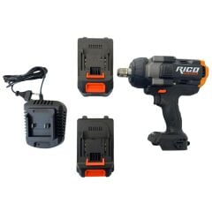 Rico 028-RE0012 3/4 Kömürsüz Çift Akülü Darbeli Somun Sıkma 1600 Nm