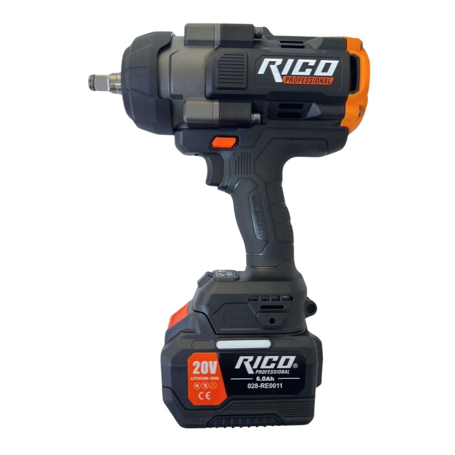 Rico 028-RE0011 1/2 Kömürsüz Çift Akülü Darbeli Somun Sıkma 1300 Nm