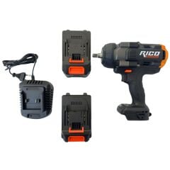 Rico 028-RE0011 1/2 Kömürsüz Çift Akülü Darbeli Somun Sıkma 1300 Nm