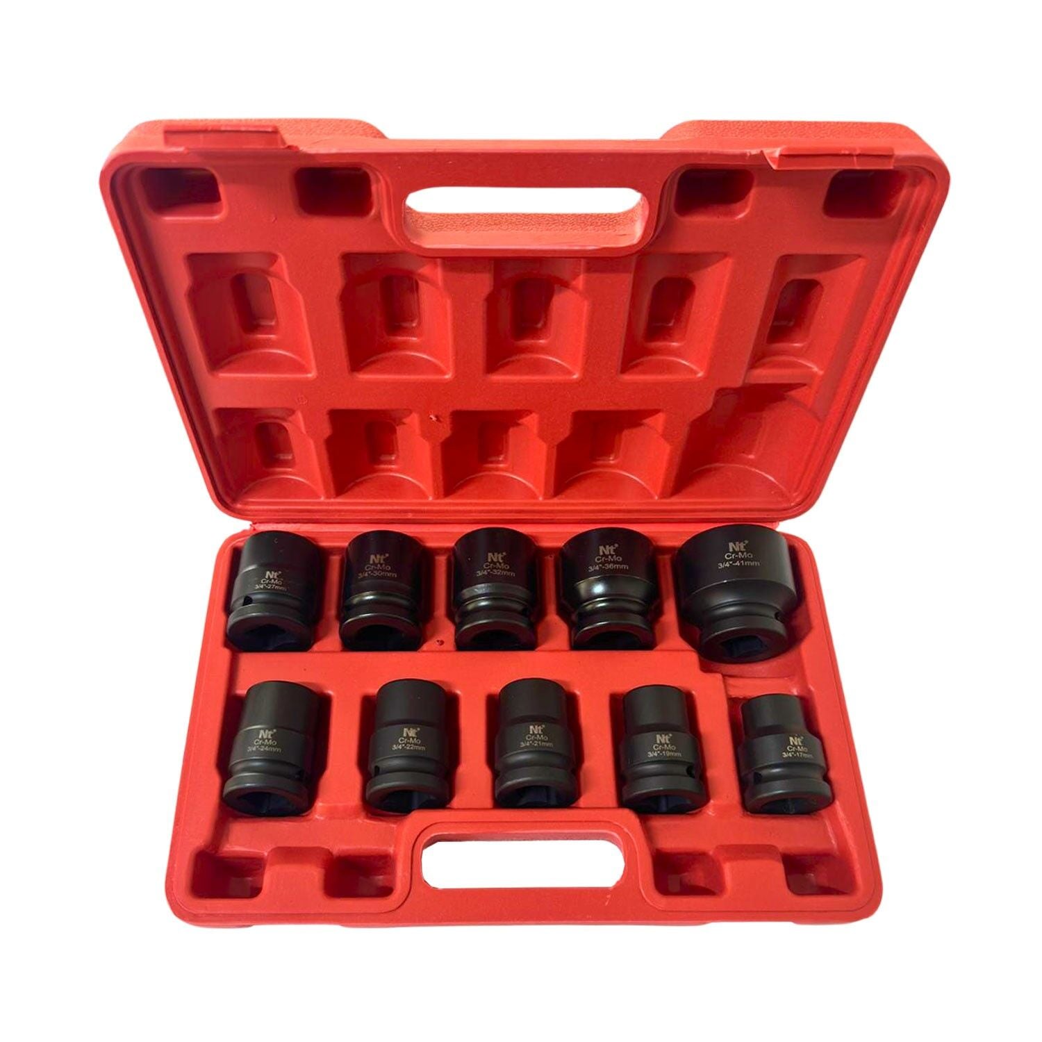 Nt Tools NDSET34 3/4 Altı Köşe Lokma Takımı 10 Parça