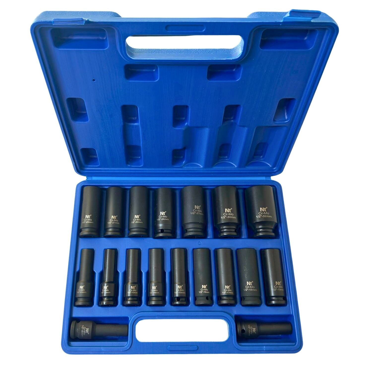 Nt Tools NDSET12U 1/2 Altı Köşe Uzun Lokma Takımı 18 Parça