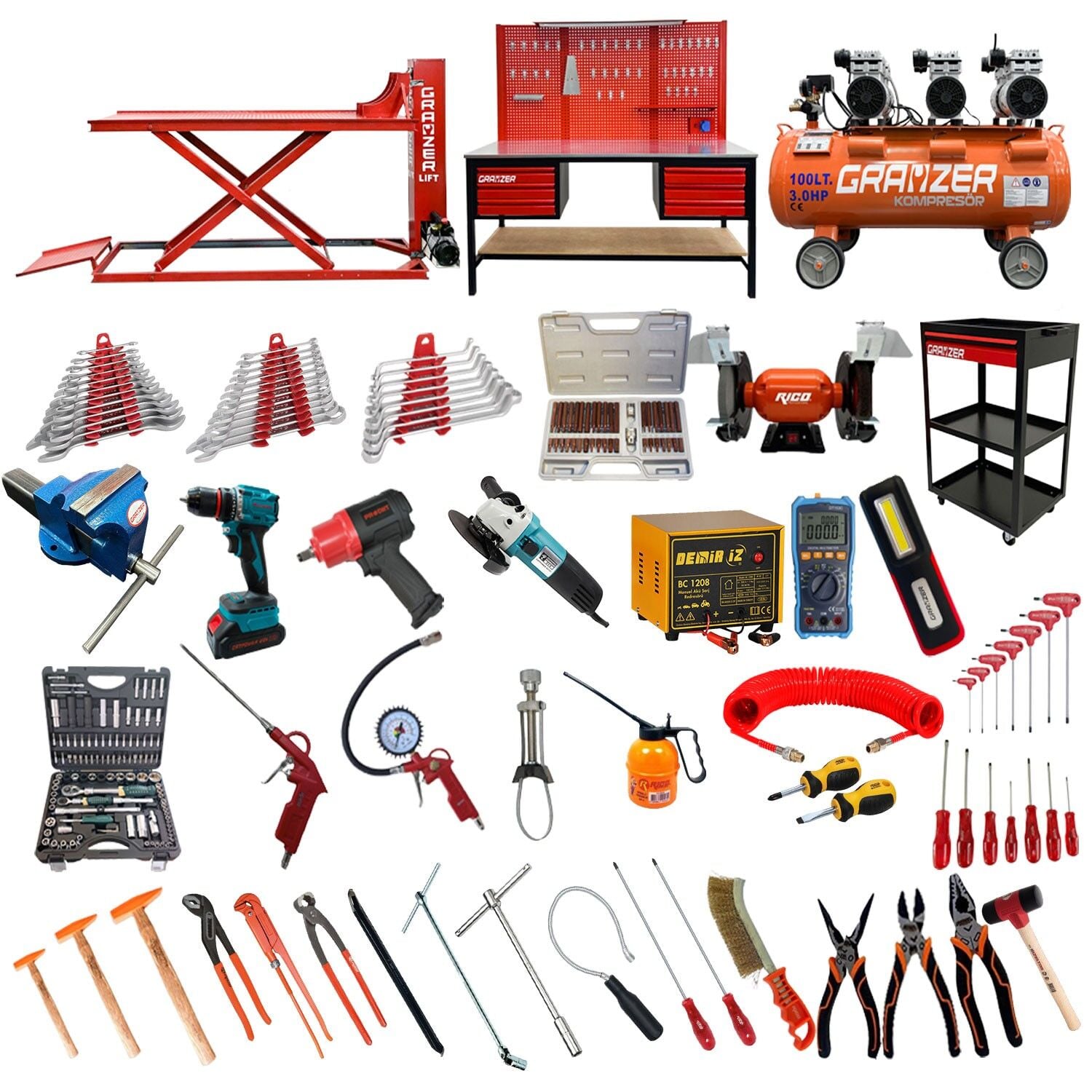 Grayzer Motosiklet Servis Kurulum Paketi