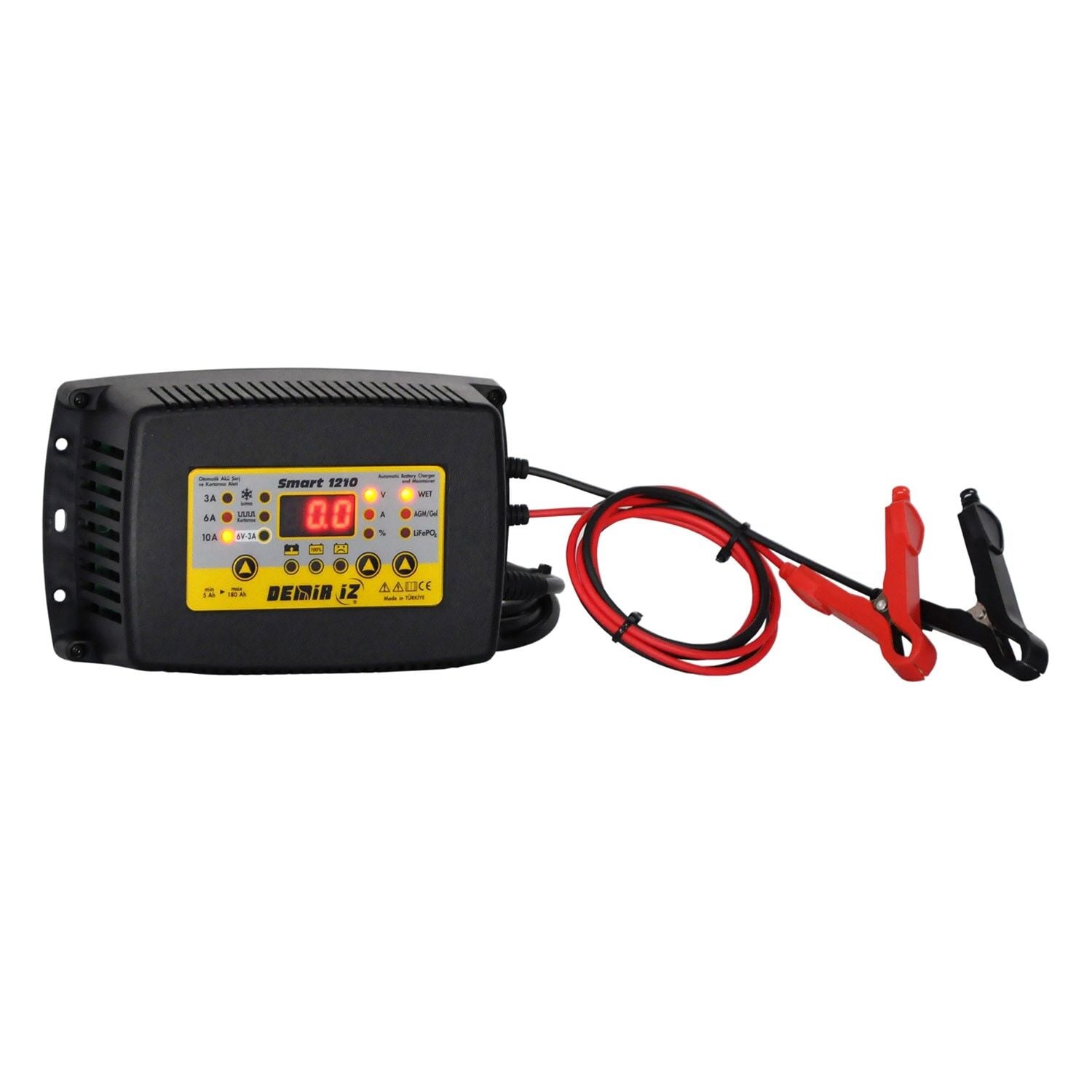 Demiriz Smart1210 Otomatik Akü Şarj Redresörü