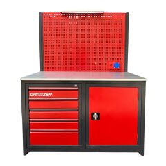 Grayzer 1.30 Metre 5 Çekmeceli 1 Dolaplı Takım Tezgahı