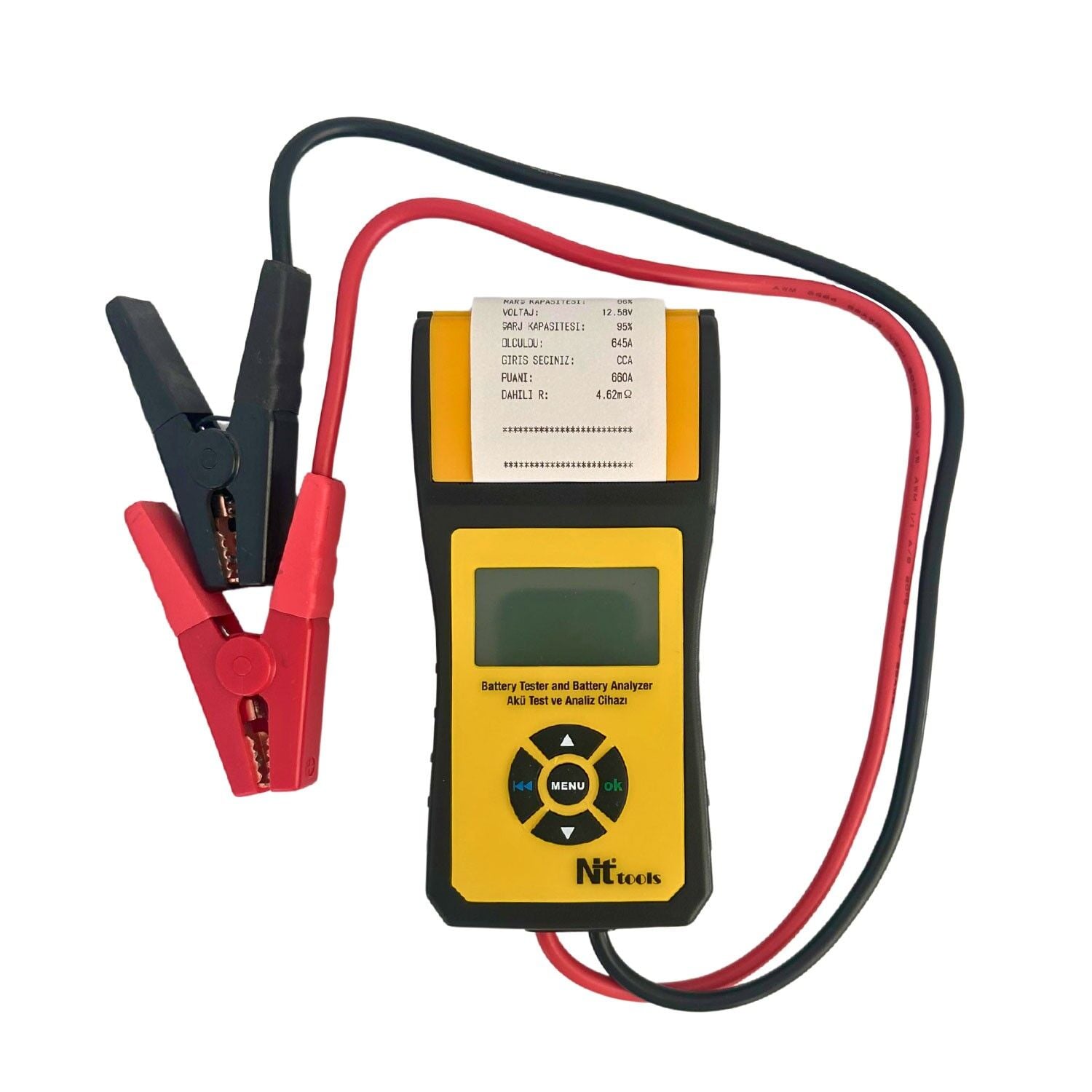 NT Tools NT-BT46 Yazıcılı Akü Test Cihazı