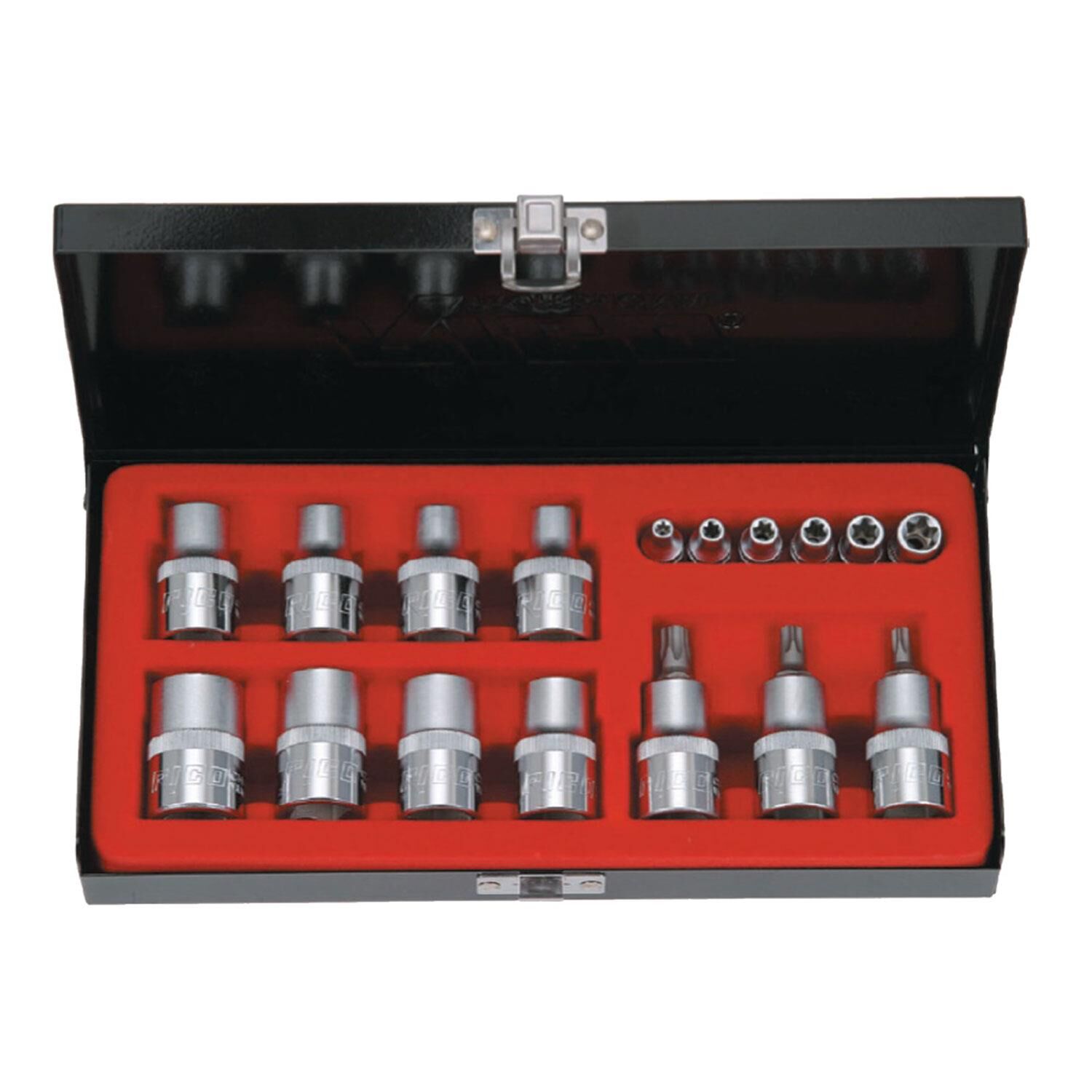 Rico 007-RC9018 1/4 1/2 Torx Lokma Seti 18 Parça