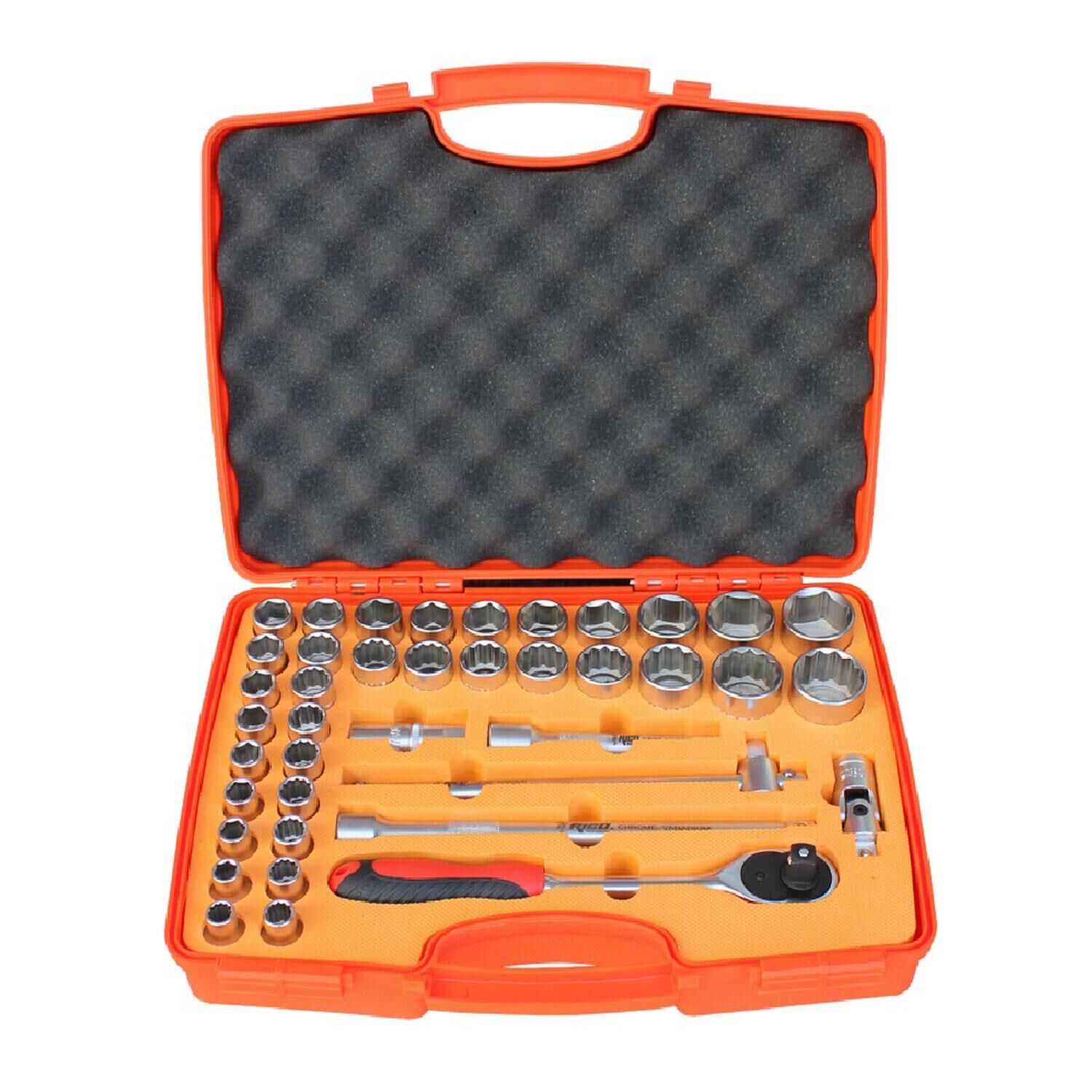 Rico 006-RC1231 1/2’’ Lokma Seti 6 ve 12 Köşe 40 Parça