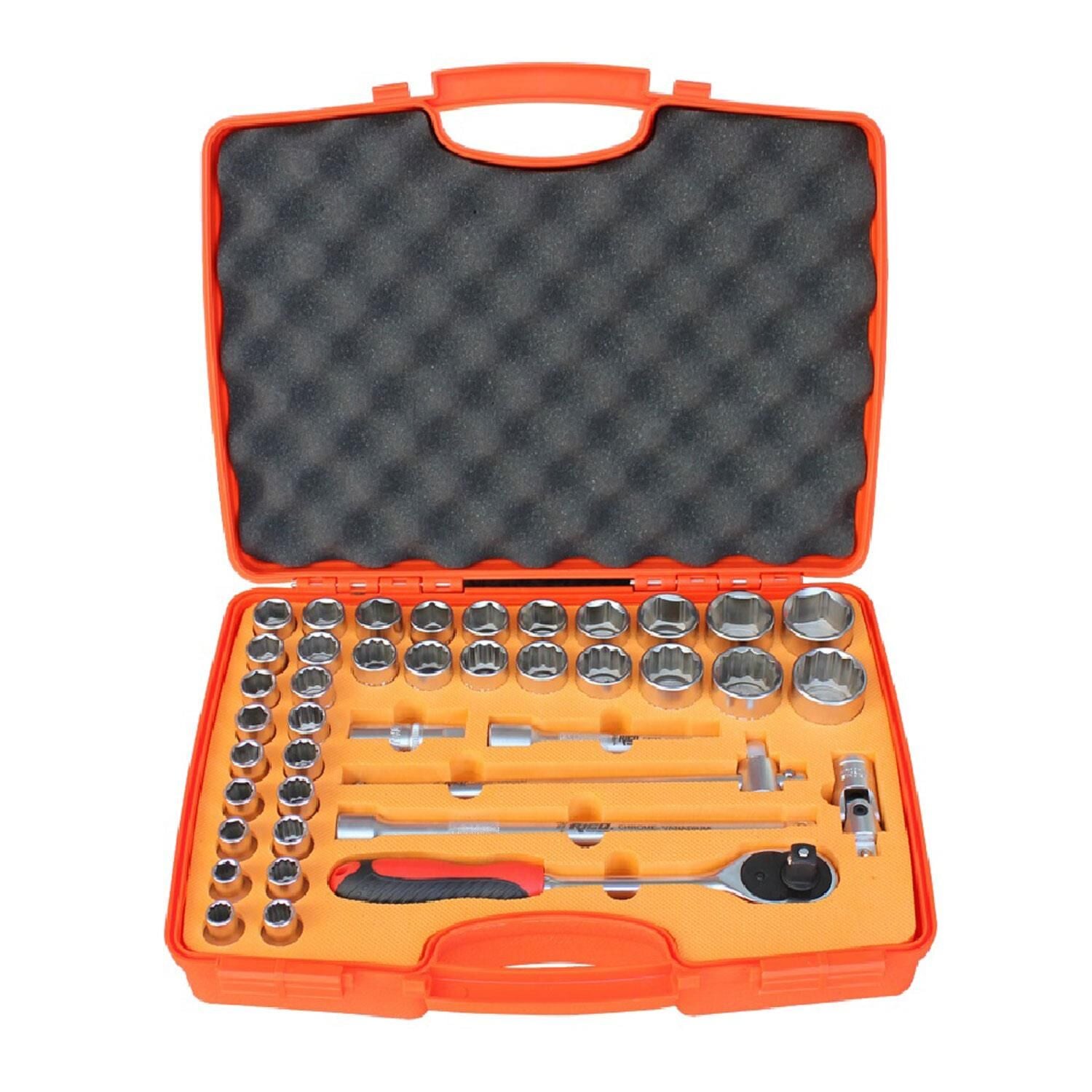 Rico 006-RC1231 1/2’’ Lokma Seti 6 ve 12 Köşe 40 Parça