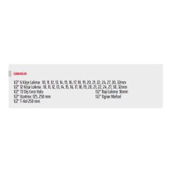 Rico 006-RC1231 1/2’’ Lokma Seti 6 ve 12 Köşe 40 Parça