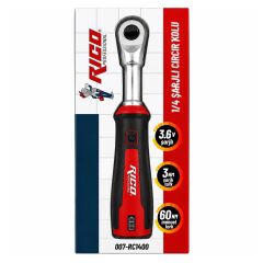 Rico 007-RC1400 1/4 Şarjlı Cırcır Kolu 60 Nm