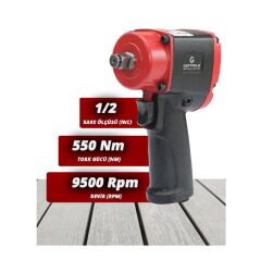 Gap Tools Gpm 1201 1/2 Mini Havalı Somun Sökme 550 Nm